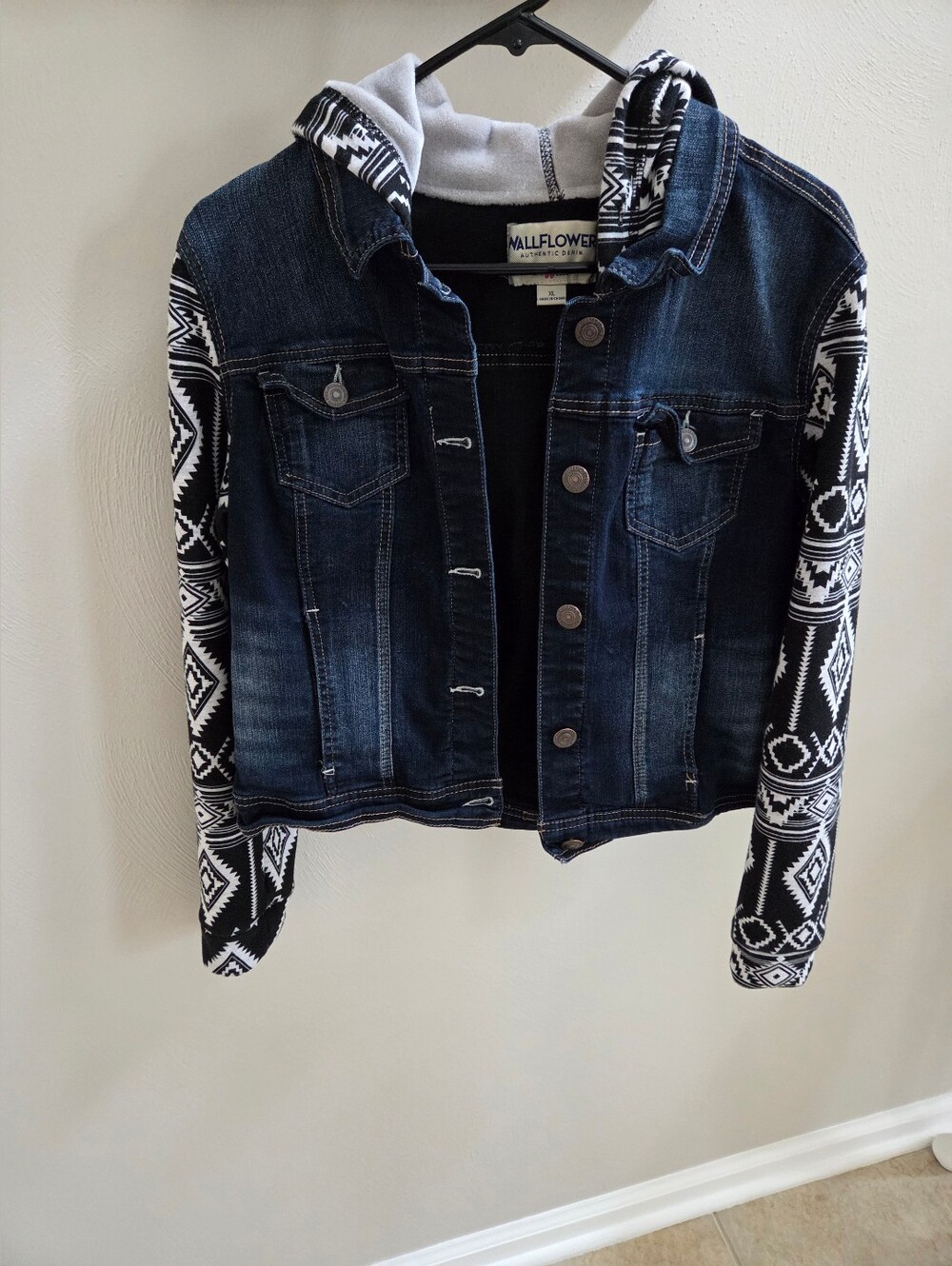 Wallflower Denim Hooded Jacket